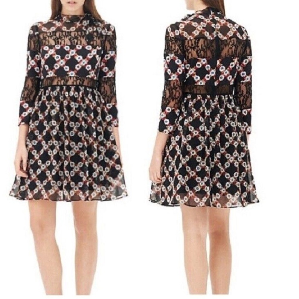 SANDRO Bishop Sleeve Sundress